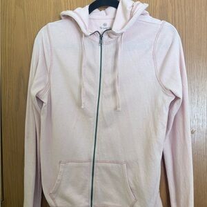 The Territory Ahead Light Pink Zip-Up Hoodie